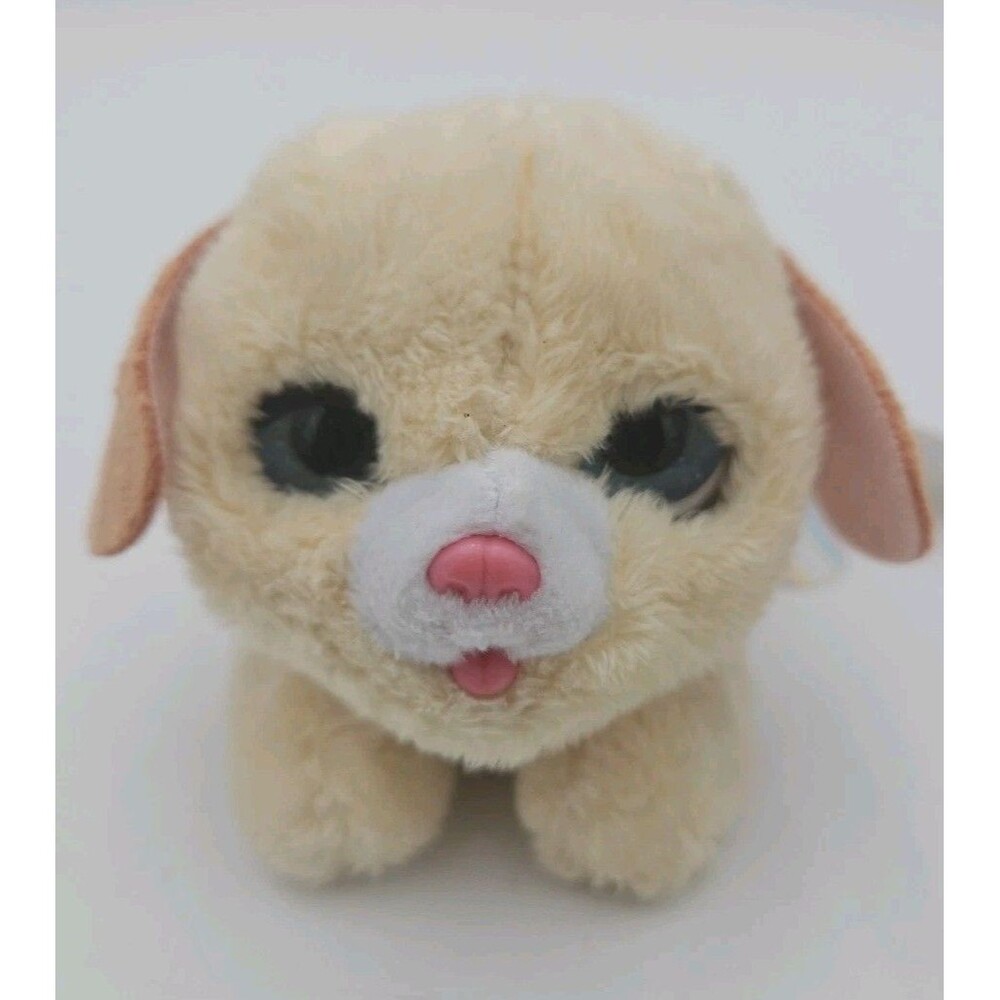 Fur Real Newborns 6" Puppy with Blanket Plush Toy WORKS